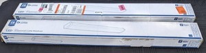 lot 213 image: (2) NEW Lithonia Lighting LED Wraparound Ceiling Light Fixtures, 4 Ft., Bright White