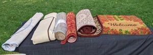 lot 189 image: Assortment of Entrance Mats, Runners and Rugs