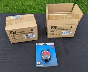 lot 133 image: (7) NEW Commercial Electric 10 Ft. Extended Length ChargingSync Cable Micro USB 2.0, Black