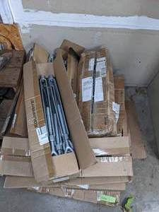 lot 212 image: Multiple Boxes of Equiprite Fastenal Turnbuckles Eye - Eye 58 x 12