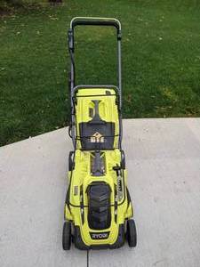lot 126 image: Ryobi 16 in. 13 Amp Corded Electric Walk Behind Push Mower