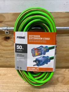 lot 22 image: PRIME Outdoor Extension Cord (50 ft.)