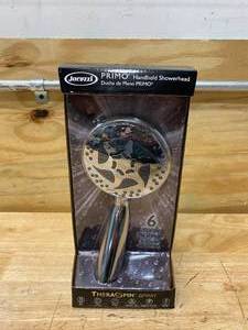 lot 34 image: Jacuzzi  Theraspin Chrome Handheld Shower 2.5-GPM (9.5-LPM)