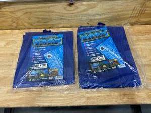lot 36 image: Lot of 2- All Purpose Tarps (10 x 12)