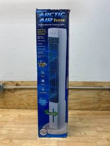 lot 94 image: ARCTIC AIR Oscillating Tower 305 CFM 3 Speed Portable Evaporative Cooler for 100 sq. ft.