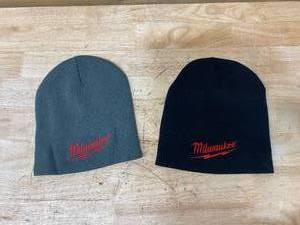lot 54 image: MILWAUKEE Lot of 2 Embroidered Beanies