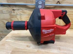 lot 63 image: MILWAUKEE M18 Cordless Drain Snake (2772-20) Tool Only