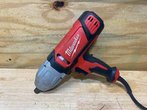 lot 65 image: MILWAUKEE 12 in. Impact Wrench with Rocker Switch and Detent Pin Socket Retention