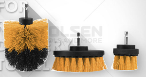 lot 13 image: TOLSEN- 3 Piece Drill Brush Set