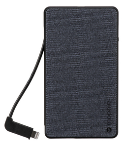 lot 124 image: MOPHIE Powerstation Plus Mini 4060mAh Portable Charger (Blue)