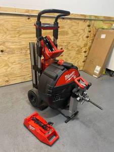lot 7 image: MILWAUKEE MX FUEL Lithium-Ion Cordless Sewer Drum Machine with Charger (Battery Not Included)