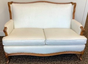 White Loveseat