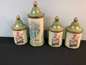 Floral Canisters