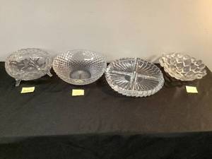 CrystalGlass Dishes Lot