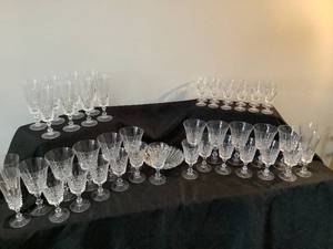 Crystal Stemware Lot