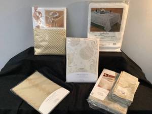 Unused Table Linens