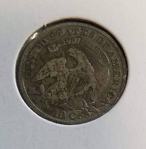 1830 US BUST DIME VG