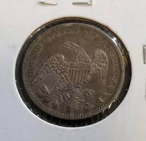 1834 US BUST QUARTER VF