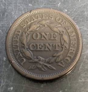 1846 US BRAIDED HAIR LARGE CENT