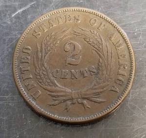 1867 US TWO CENT PIECE