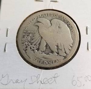 1916-S WALKING LIBERTY HALF DOLLAR