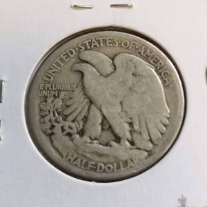 1917-S OBV MINT MARK WALKING LIBERTY HALF