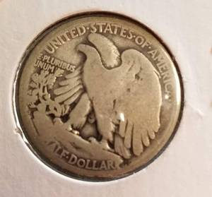 1917-S REV MINT MARK WALKING LIBERTY HALF DOLLAR