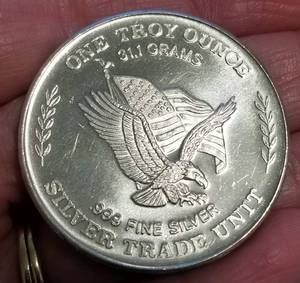 1 TROY OZ .999 FINE SILVER US ASSAY OFFICE STRATEGIC STOCKPILE SILVER
