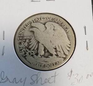 1919 WALKING LIBERTY HALF DOLLAR
