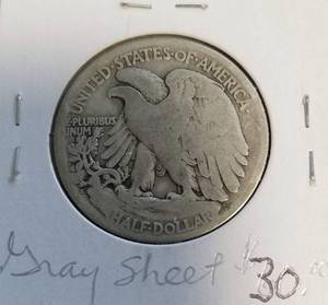 1919-S WALKING LIBERTY HALF DOLLAR