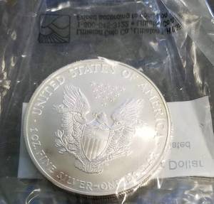 2007 AMERICAN SILVER EAGLE 1 TROY OZ .999 FINE SILVER DOLLAR SEALED