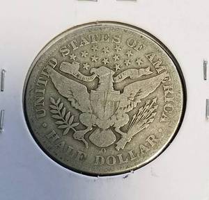 1908-O US BARBER HALF DOLLAR