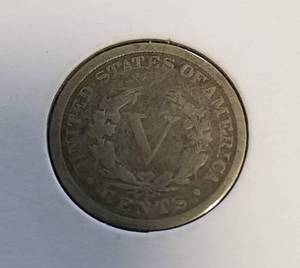 1886 US LIBERTY NICKEL KEY DATE COIN