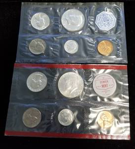 1964 US P & D MINT SET IN ORIGINAL PACKAGING