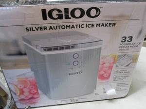 Igloo 33-Lb Ice Maker - Silvertone ...
