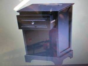 Baxton Studio Chase 1-Drawer Nights...