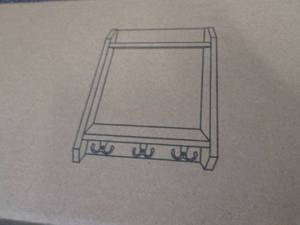 Wooden Towel Rack Shelf...