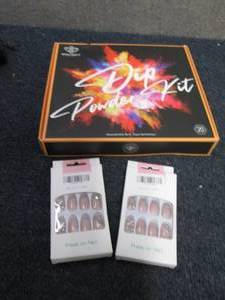 Nail Dip Powder Kit, Press on Nails...