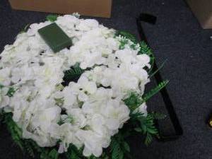 Lit Wreath with Hanger...