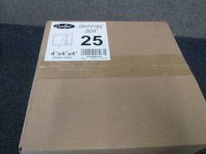25 Shipping Boxes 4x4x4...