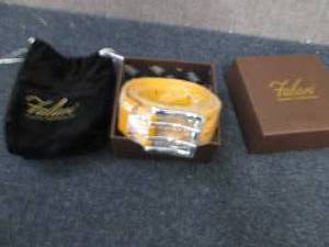 Falari Double Prong Leather Belt 30...