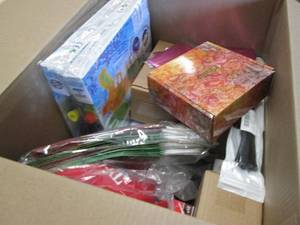 Box of Assorted Small Overstock Ite...