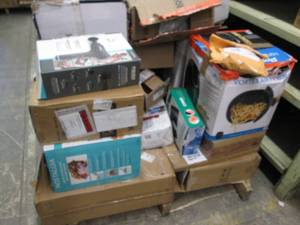 Pallet of Items with Issues for Rep...