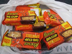 12 Reeses Big Cup Pretzels...
