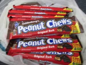 12 King Size Peanut Chews...