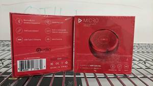 lot 46 image: Lot of 10x MICRO Bluetooth TWS Wireless Speakers - Red NEW