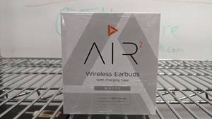lot 56 image: Lot of 20x AIR 2 Wireless Earbuds w Charging Case - White NEW