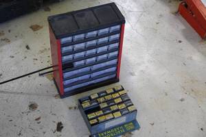 lot 983 image: Lot of (2) Parts Organizer Cabinets