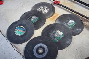 lot 1027 image: Lot of (6) 12 StoneSteel Cut-Off Wheels