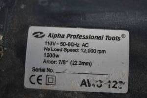 lot 989 image: Alpha Stone  Marble Cutter with Case